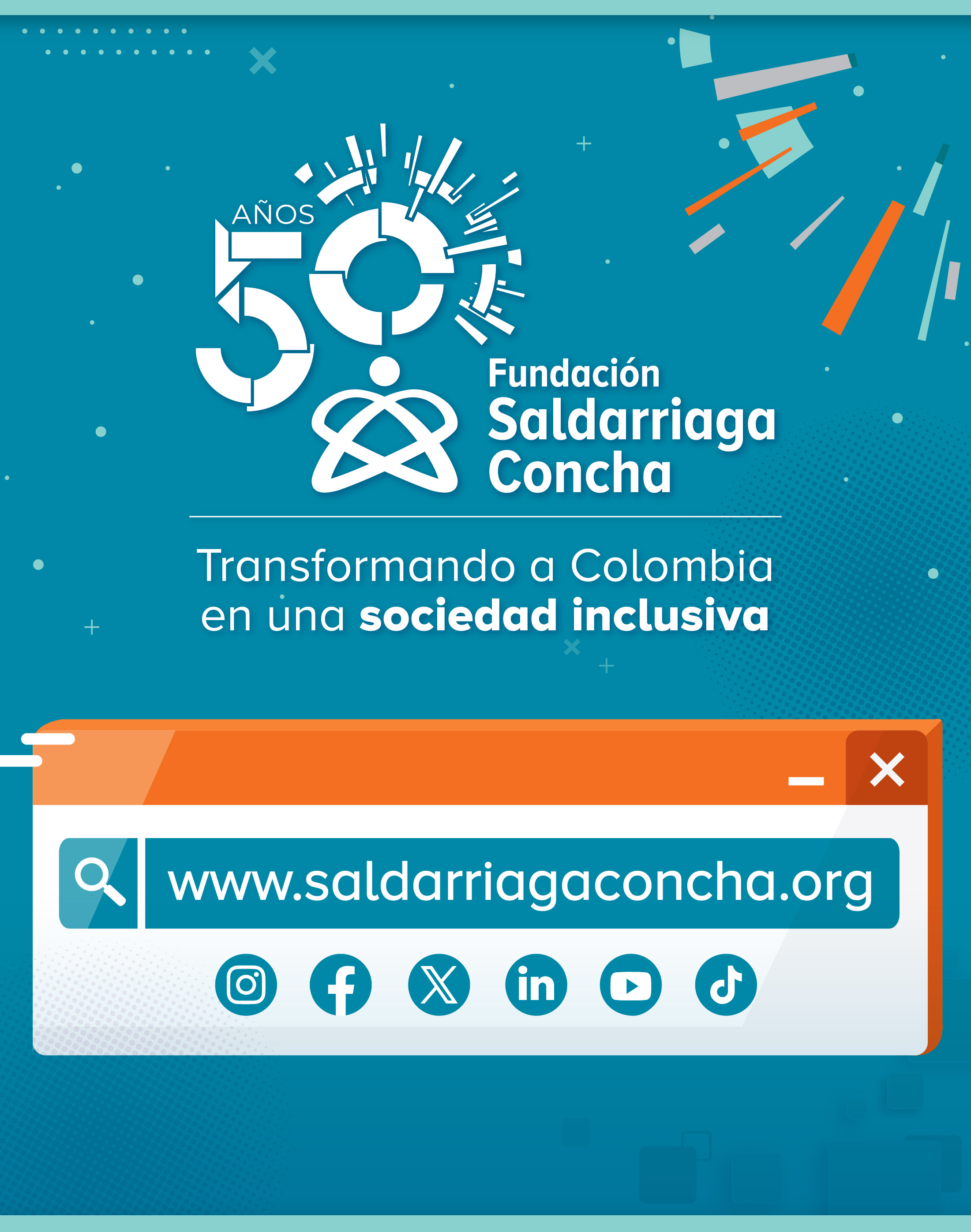 50 años de Fundación Saldarriaga Concha transformando a Colombia en una comunidad inclusiva