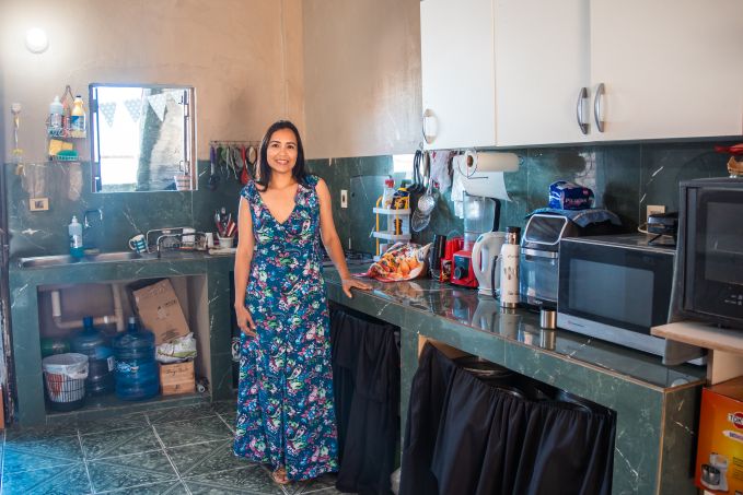 Katherine Centurión, ganadora del concurso "Mi cocina, Mi orgullo".
