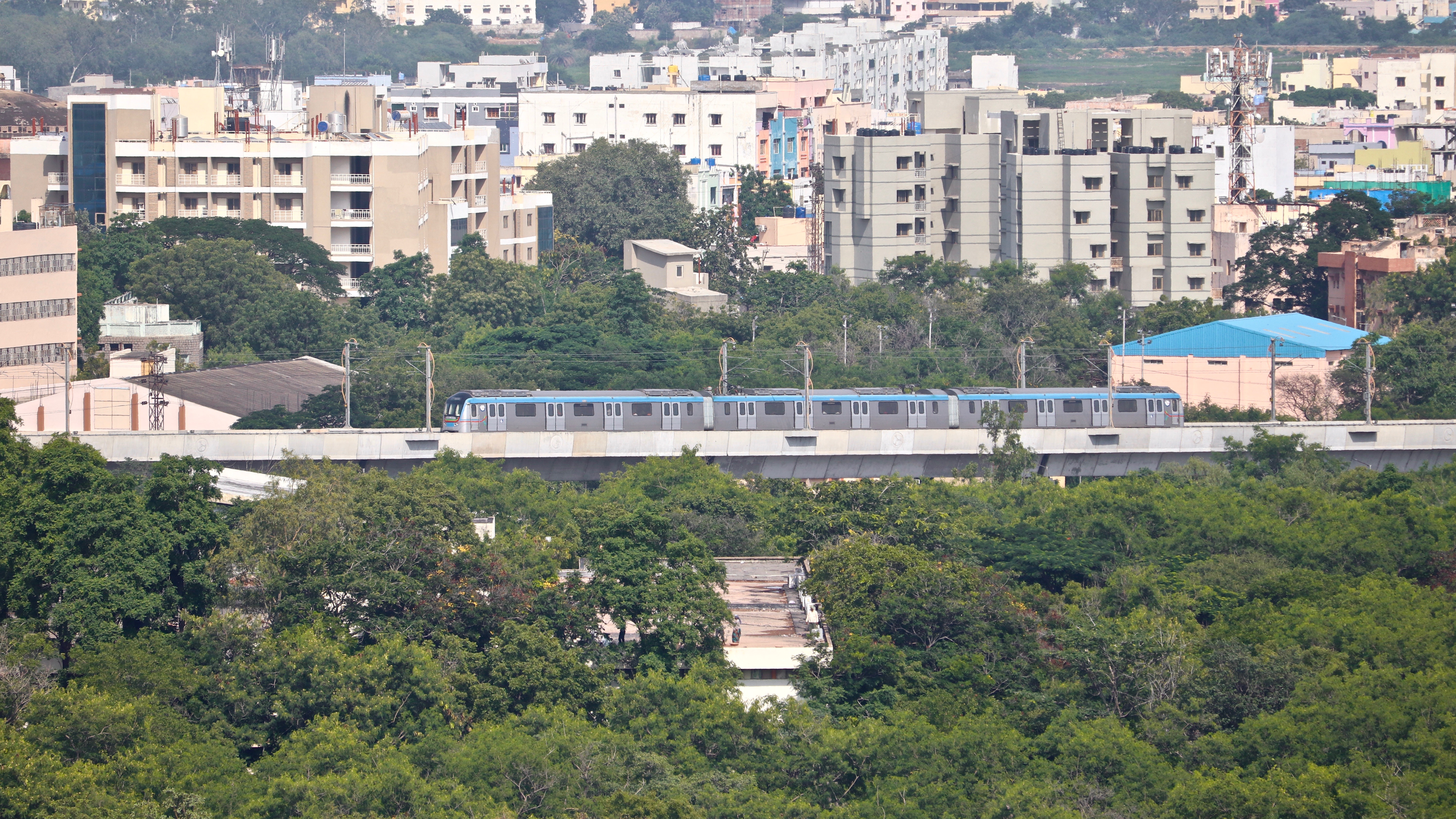 línea del metro