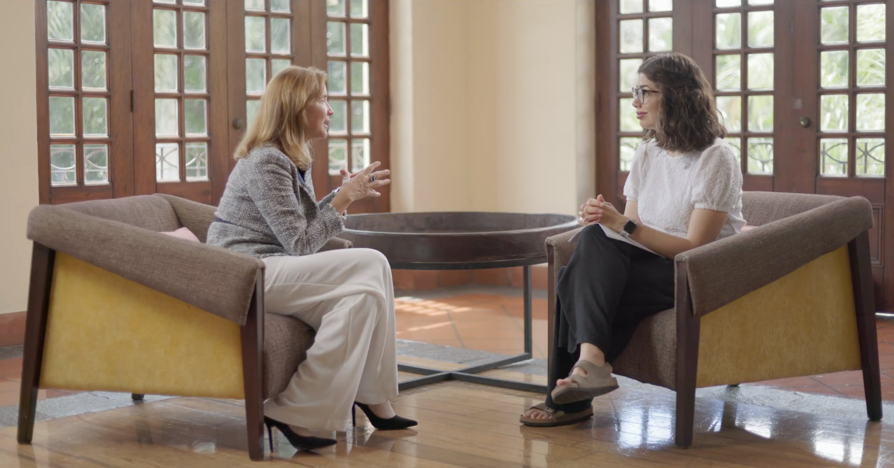 entrevista con Gisela Sánchez, Presidente Ejecutiva del  Banco Centroamericano de  Integración Económica