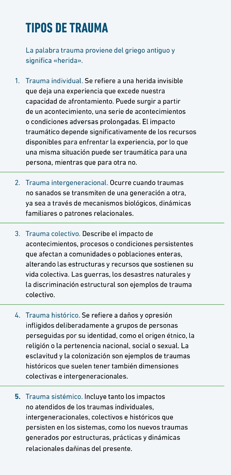 Tipos de trauma