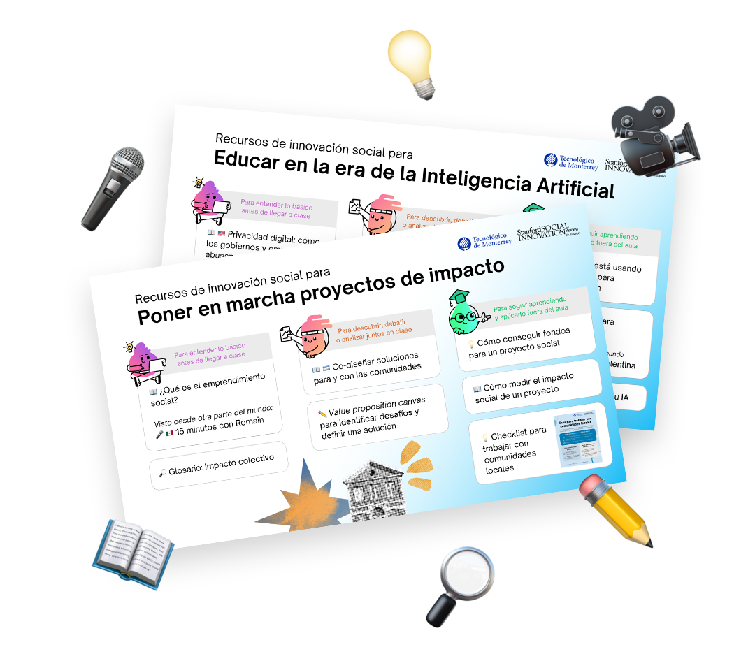 kit para profesores para inculcar la innovación social