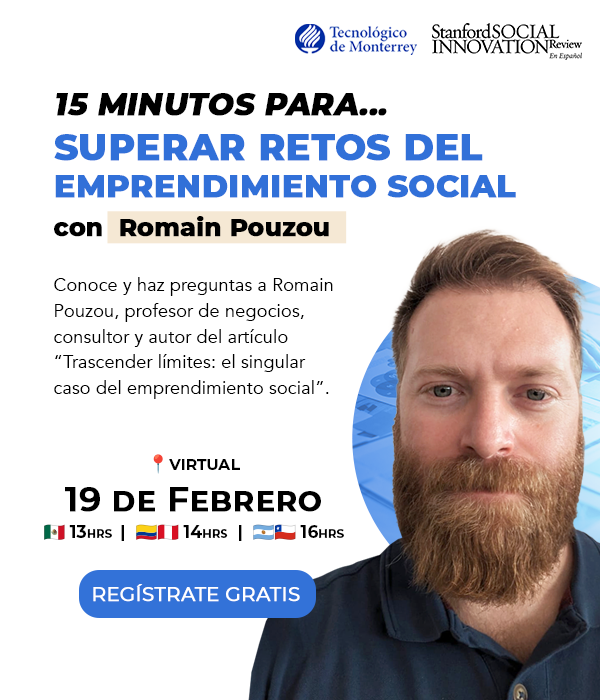 15 minutos para superar retos del emprendimiento social