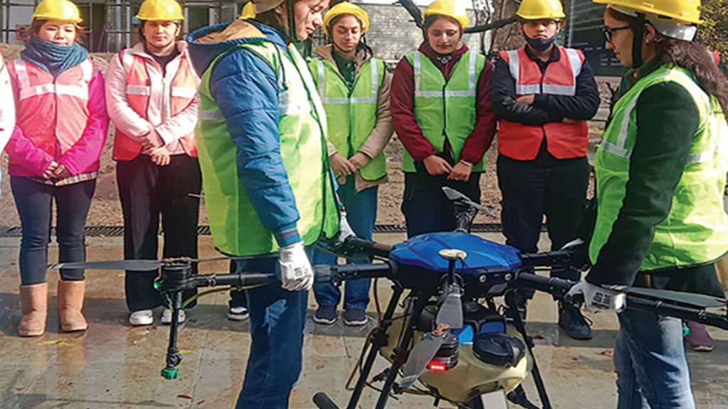 Mujeres pilotos de drones